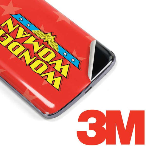 DC Comics Wonder Woman Logo Moto E5 Plus Skin