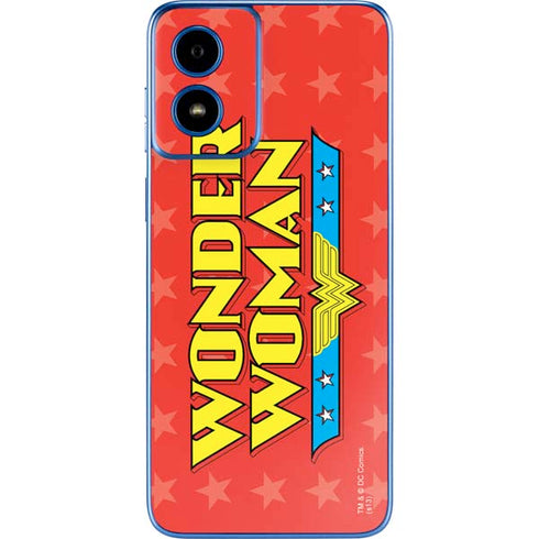 DC Comics Wonder Woman Logo Moto G Play 4G (2024) Skin