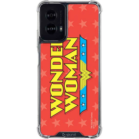 DC Comics Wonder Woman Logo Moto G Power 5G (2024) Clear Case