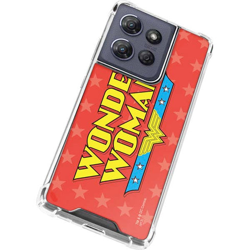 DC Comics Wonder Woman Logo Moto G Power 5G (2025) Clear Case
