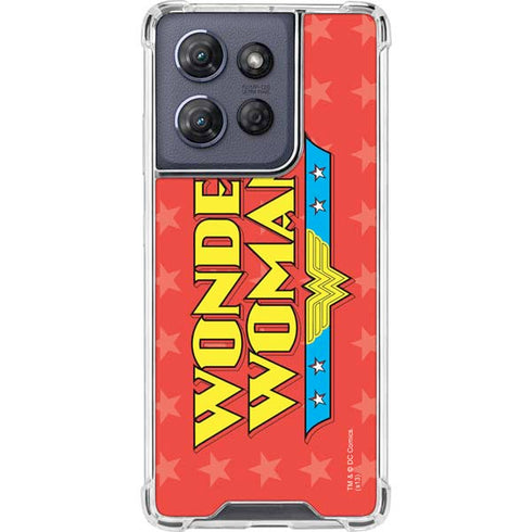 DC Comics Wonder Woman Logo Moto G Stylus 5G (2025) Clear Case