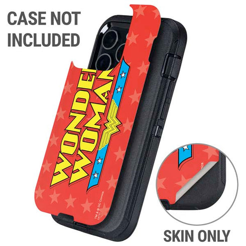 DC Comics Wonder Woman Logo Otterbox Defender iPhone Skin