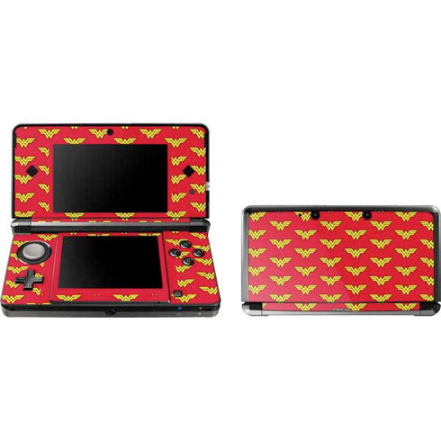 DC Comics Wonder Woman Logo Pattern Nintendo Skins