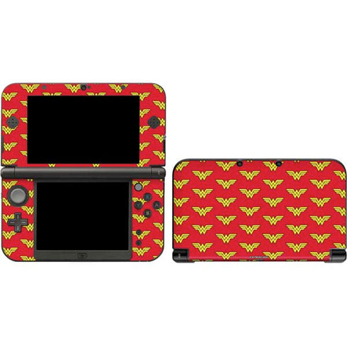 DC Comics Wonder Woman Logo Pattern Nintendo Skins
