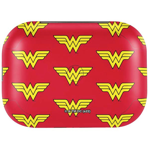DC Comics Wonder Woman Logo Pattern Amazon Echo Buds Skin