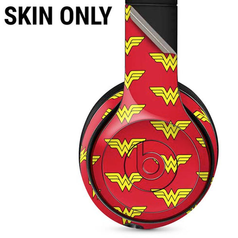DC Comics Wonder Woman Logo Pattern Beats Solo 3 Wireless Skin
