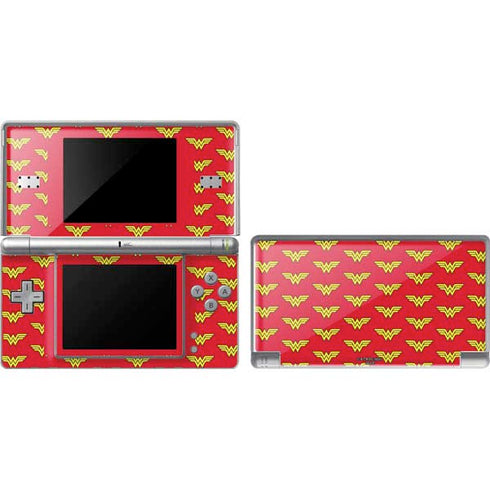 DC Comics Wonder Woman Logo Pattern DS Lite Skin