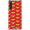 DC Comics Wonder Woman Logo Pattern Galaxy A17 Clear Case