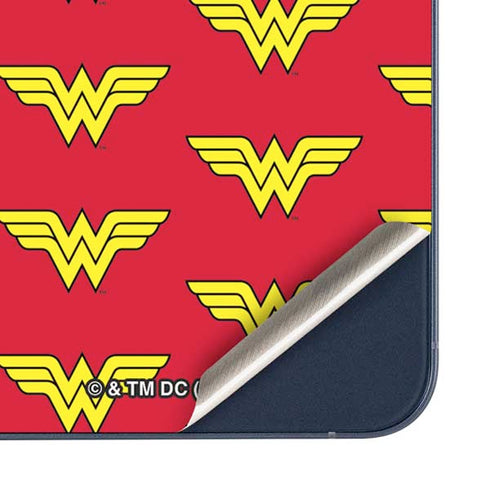 DC Comics Wonder Woman Logo Pattern Galaxy A36 5G Skin