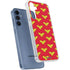 DC Comics Wonder Woman Logo Pattern Galaxy A55 5G Clear Case