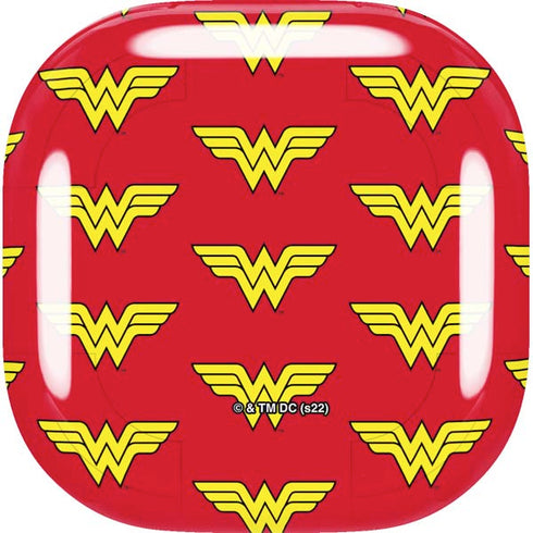 DC Comics Wonder Woman Logo Pattern Galaxy Buds Live Skin