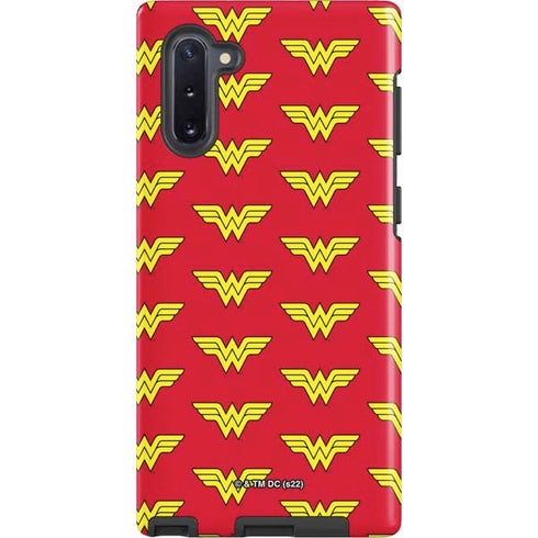 DC Comics Wonder Woman Logo Pattern Galaxy Cases