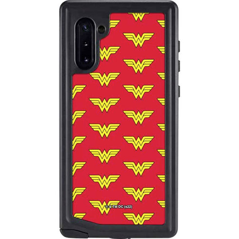 DC Comics Wonder Woman Logo Pattern Galaxy Cases