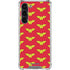 DC Comics Wonder Woman Logo Pattern Galaxy S24 FE Clear Case