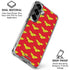DC Comics Wonder Woman Logo Pattern Galaxy S26 Clear Case