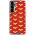 DC Comics Wonder Woman Logo Pattern Galaxy S26 Plus Clear Case