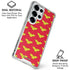 DC Comics Wonder Woman Logo Pattern Galaxy S26 Ultra Clear Case