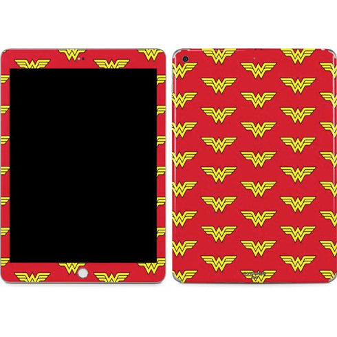 DC Comics Wonder Woman Logo Pattern Apple iPad Skin