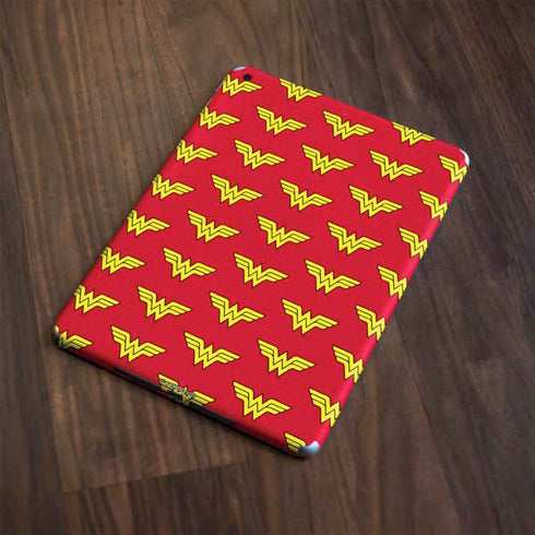 DC Comics Wonder Woman Logo Pattern Apple iPad Skin
