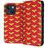 DC Comics Wonder Woman Logo Pattern iPhone 15 Folio Case