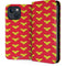 DC Comics Wonder Woman Logo Pattern iPhone 15 Plus Folio Case
