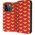 DC Comics Wonder Woman Logo Pattern iPhone 15 Pro Folio Case
