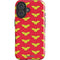 DC Comics Wonder Woman Logo Pattern iPhone 16 Impact Case