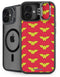 DC Comics Wonder Woman Logo Pattern iPhone 16 Kickstand Case