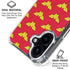 DC Comics Wonder Woman Logo Pattern iPhone 16 Plus Clear Case