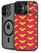 DC Comics Wonder Woman Logo Pattern iPhone 16 Plus Kickstand Case