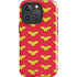 DC Comics Wonder Woman Logo Pattern iPhone 16 Pro Max Impact Case
