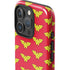 DC Comics Wonder Woman Logo Pattern iPhone 16 Pro Max Impact Case