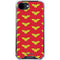 DC Comics Wonder Woman Logo Pattern iPhone 16e Clear Case