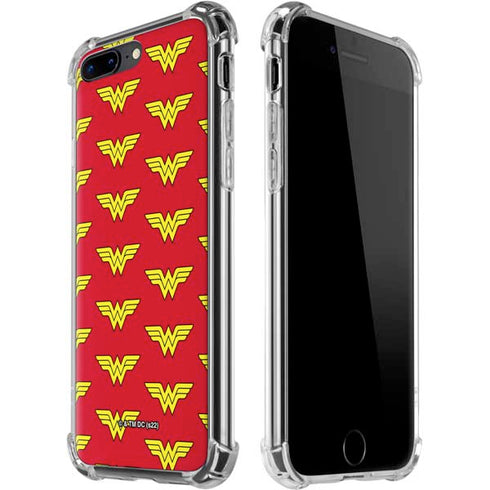 DC Comics Wonder Woman Logo Pattern iPhone Cases