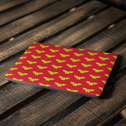 DC Comics Wonder Woman Logo Pattern Apple MacBook Air Skin