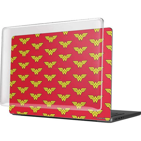 DC Comics Wonder Woman Logo Pattern MacBook Pro 14in (2021-24) Case plus Skin