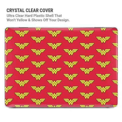DC Comics Wonder Woman Logo Pattern MacBook Pro 14in (2021-24) Case plus Skin