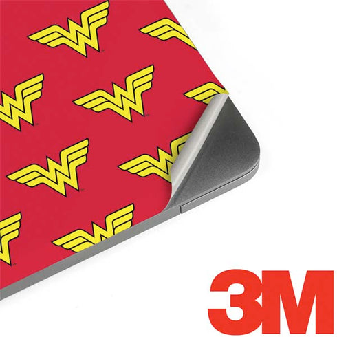 DC Comics Wonder Woman Logo Pattern MacBook Skins