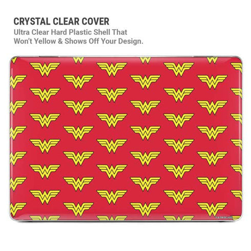 DC Comics Wonder Woman Logo Pattern MacBook Cases