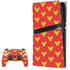 DC Comics Wonder Woman Logo Pattern PS5 Pro Bundle Skin