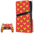 DC Comics Wonder Woman Logo Pattern PS5 Pro Disk Bundle Skin