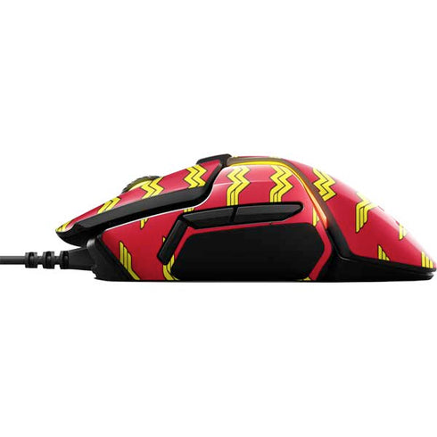 DC Comics Wonder Woman Logo Pattern SteelSeries Rival 600 Gaming Mouse Skin