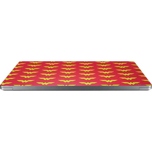 DC Comics Wonder Woman Logo Pattern Laptop Skins