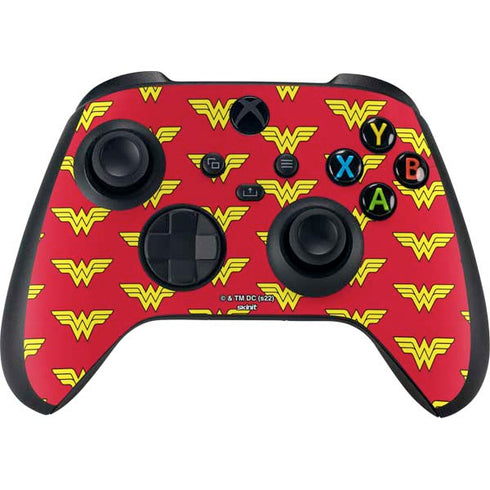 DC Comics Wonder Woman Logo Pattern Xbox Series X Skins