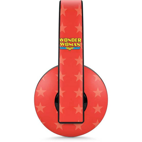 DC Comics Wonder Woman Logo PlayStation 4 Gold Wireless Headset Skin