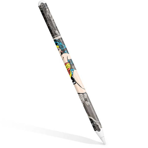 DC Comics Wonder Woman Vintage pose pattern Apple Pencil (2nd Gen 2019) Skin