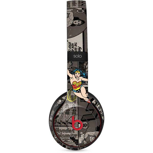 DC Comics Wonder Woman Vintage pose pattern Beats Solo 3 Wireless Skin