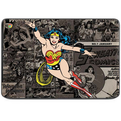 DC Comics Wonder Woman Vintage pose pattern HP Chromebook Skin