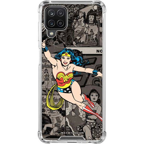 DC Comics Wonder Woman Vintage pose pattern Galaxy Cases