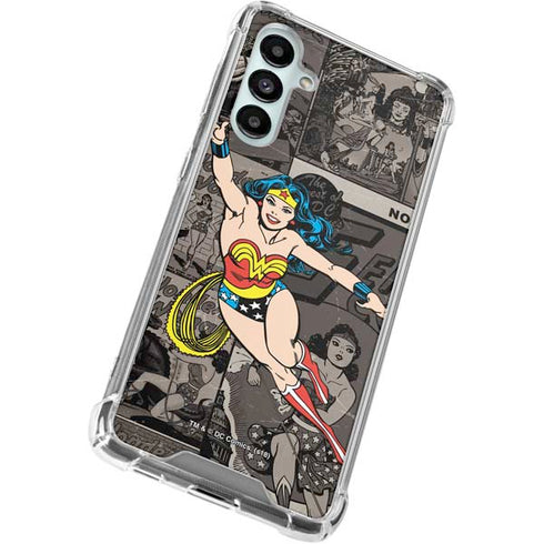 DC Comics Wonder Woman Vintage pose pattern Galaxy A16 5G Clear Case